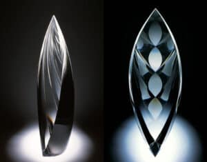 Spirit glass sculpture by Christopher Ries.